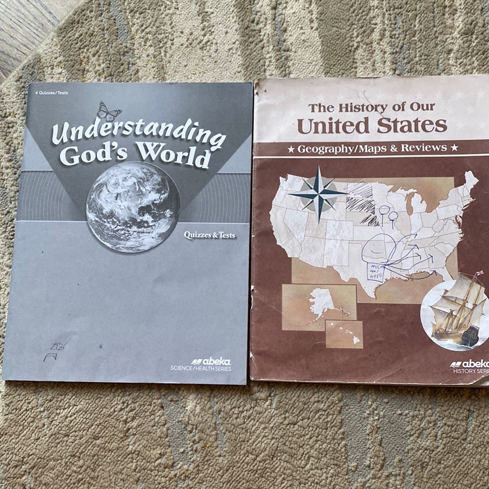 Abeka 4 Understanding Gods Word Quizzes Tests History of our United States